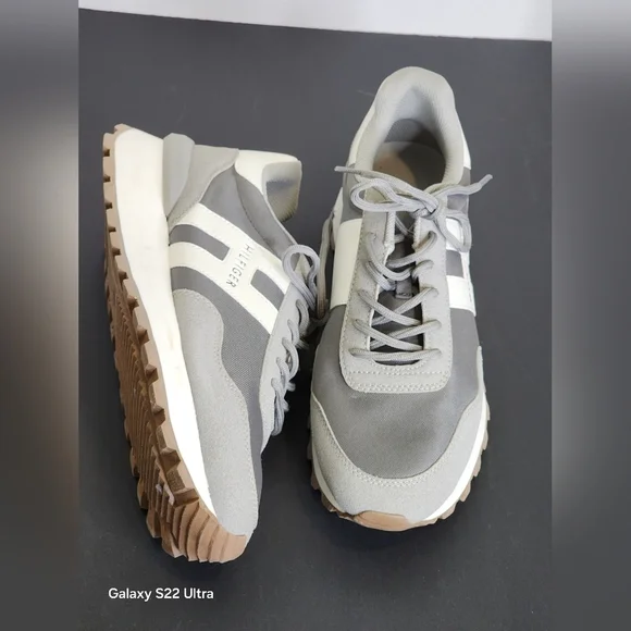 Tommy Hilfiger Gray and White Men's Shoes - Picture 2 of 6
